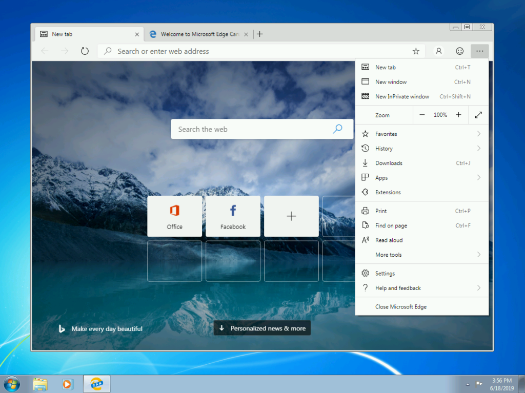 Microsoft Edge Preview for Windows 7 and 8.1 Now Available for Download