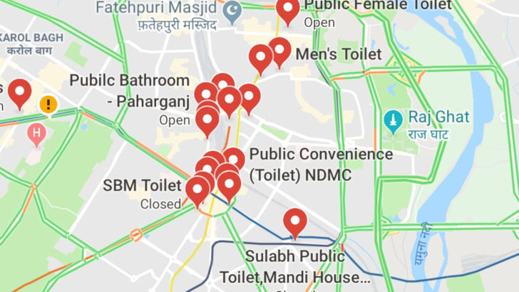 Google and India government adding thousands of toilets to Maps