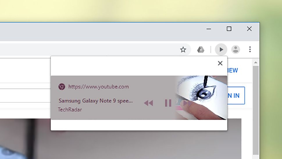 Google is adding a helpful play button to the toolbar in Chrome