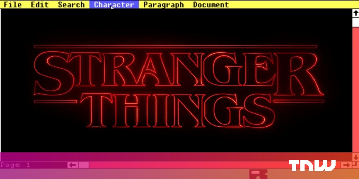 Is Microsoft teasing a Netflix tie-in? Stranger Things have happened