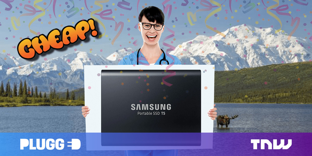 Save! Fast! With! $100 off! This Samsung! Portable 2TB SSD!