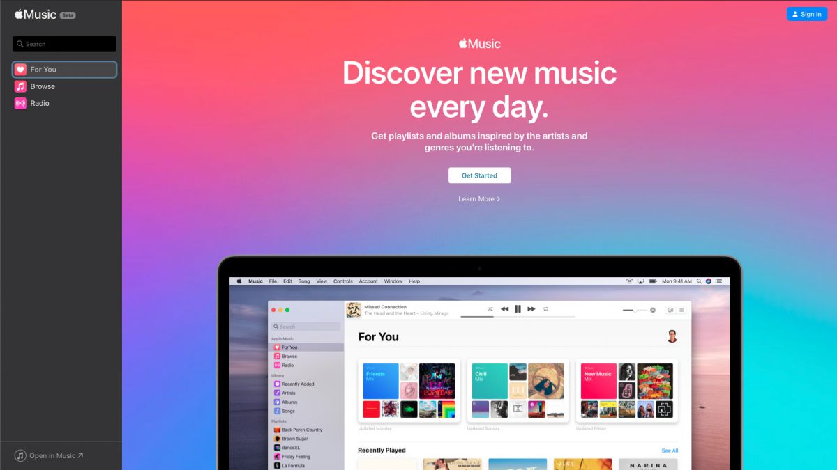 You can now use Apple Music on the web