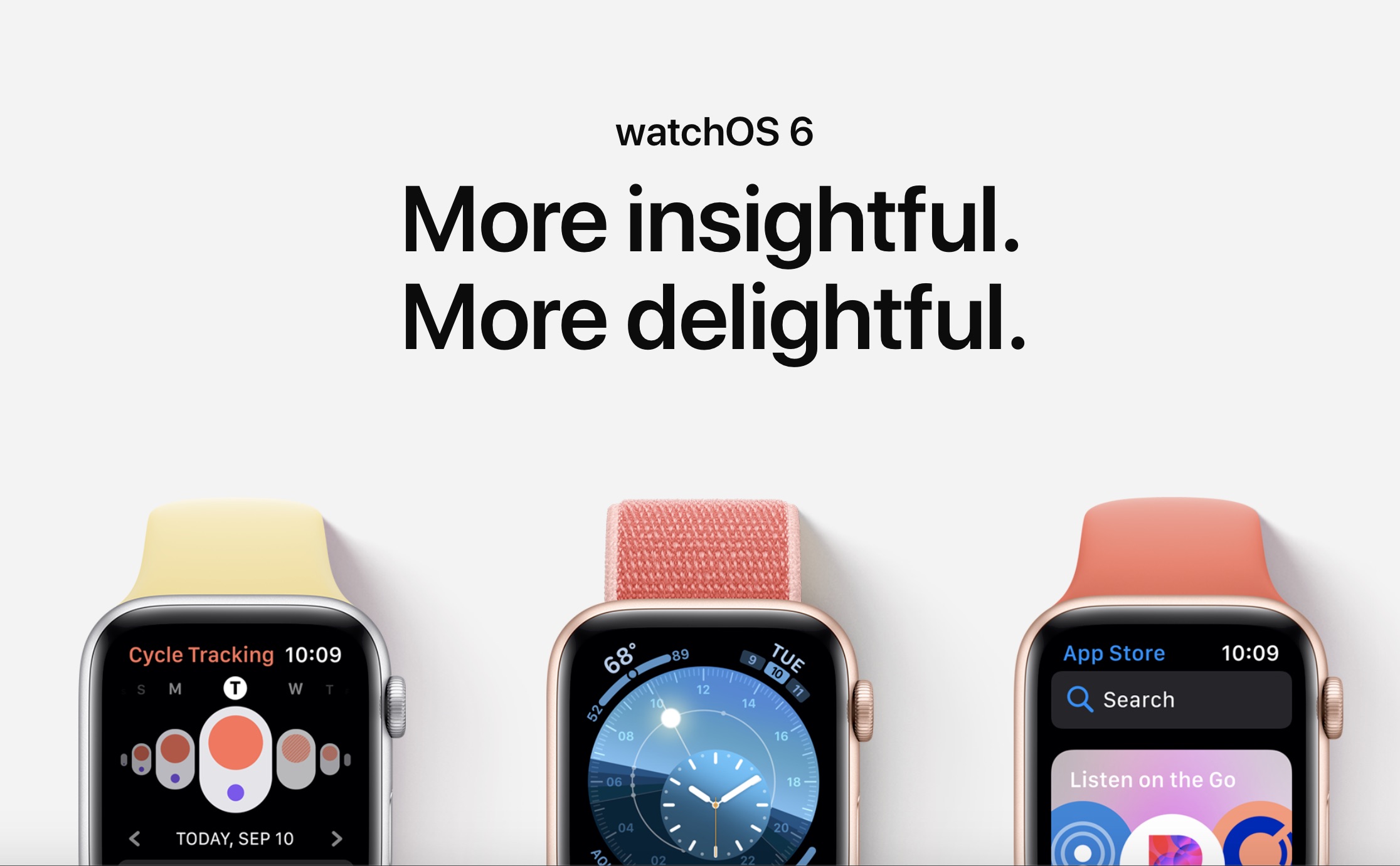 Apple Releases watchOS 6 for Apple Watch with New Apps and More Health Features