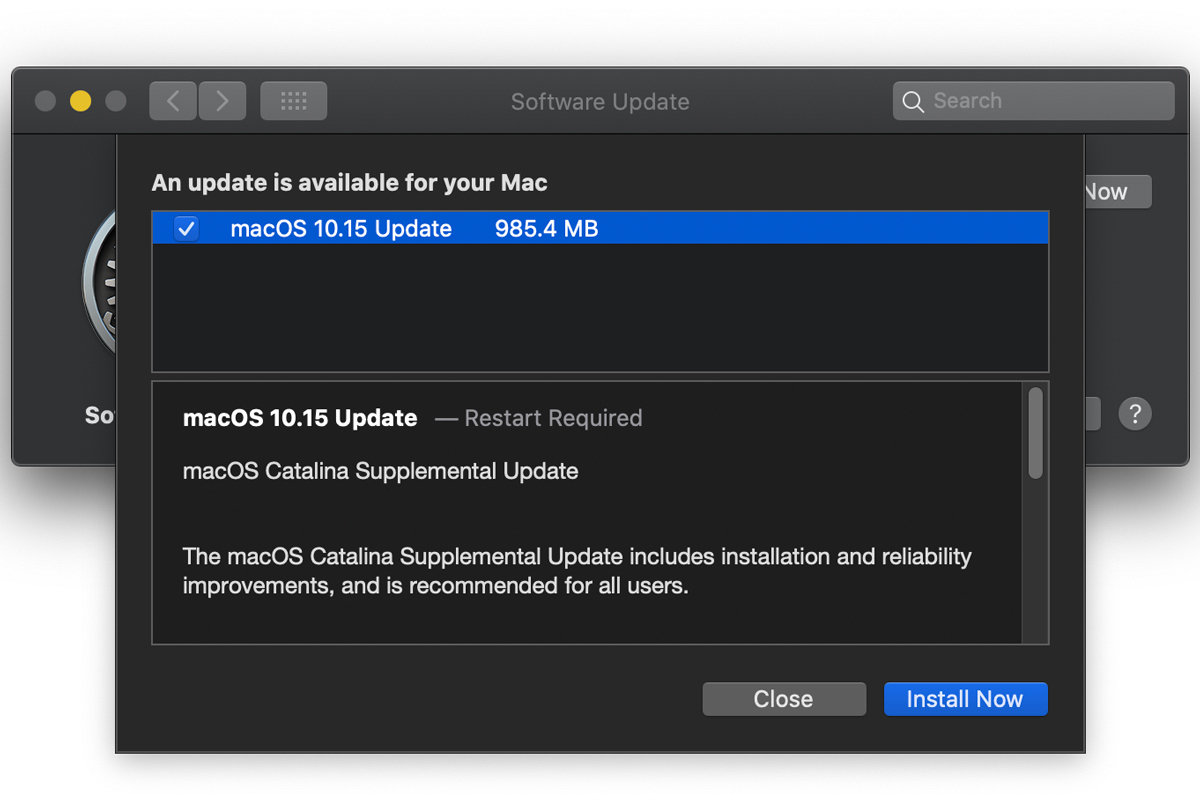 Apple releases macOS Catalina Supplemental Update