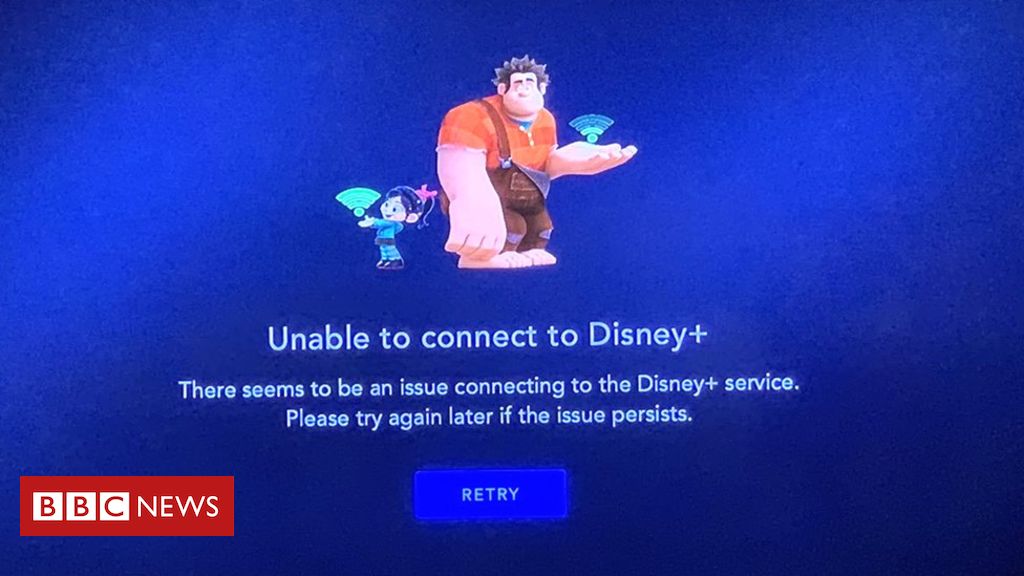 Disney+ hit by technical glitches on launch day