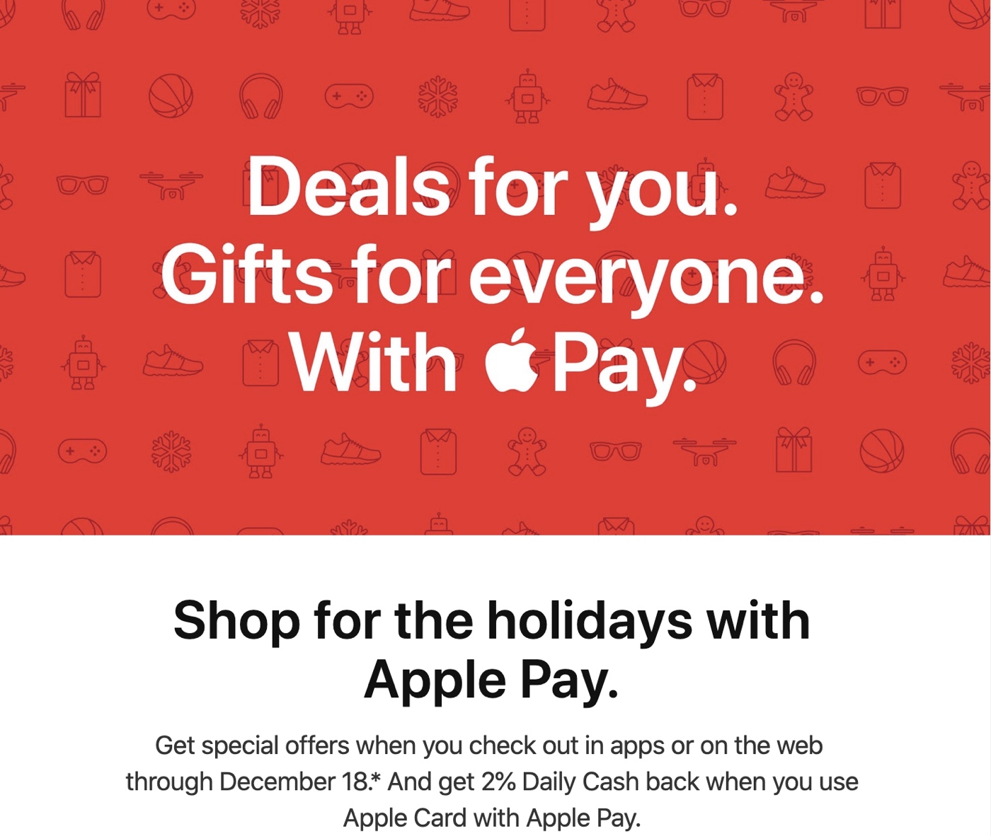 Latest Apple Pay Promo Offers Holiday Discounts and Bonuses From Multiple Retailers