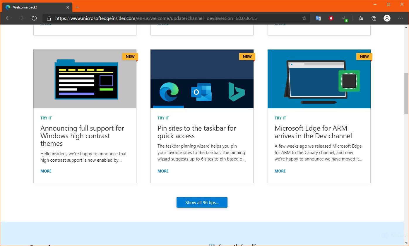 Chromium Microsoft Edge on Its Way to Windows 10 on ARM