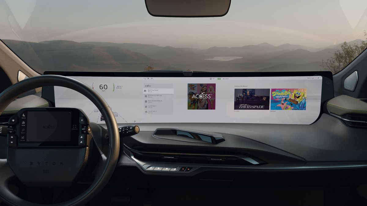 Tesla rival with 48-inch display gets more entertaining, but you still can't buy it