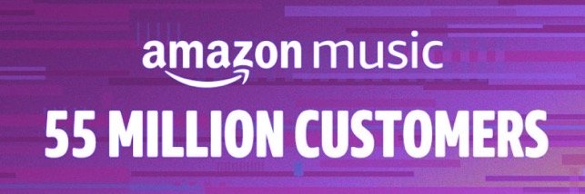 Amazon Music Gains on Apple Music With Over 55 Million Subscribers Globally