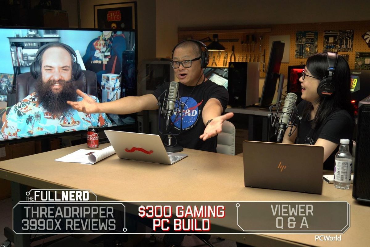 The Full Nerd ep. 125: AMD's monster Threadripper 3990X, $300 budget gaming PC build recap