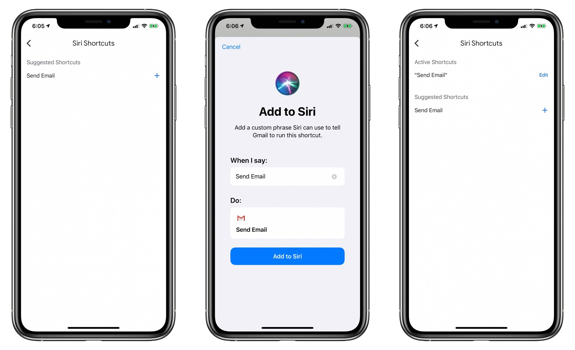 Gmail App for iOS Gains Support for Siri Shortcuts