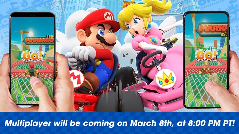 Mario Kart Tour for iOS Gaining Multiplayer Mode on March 8