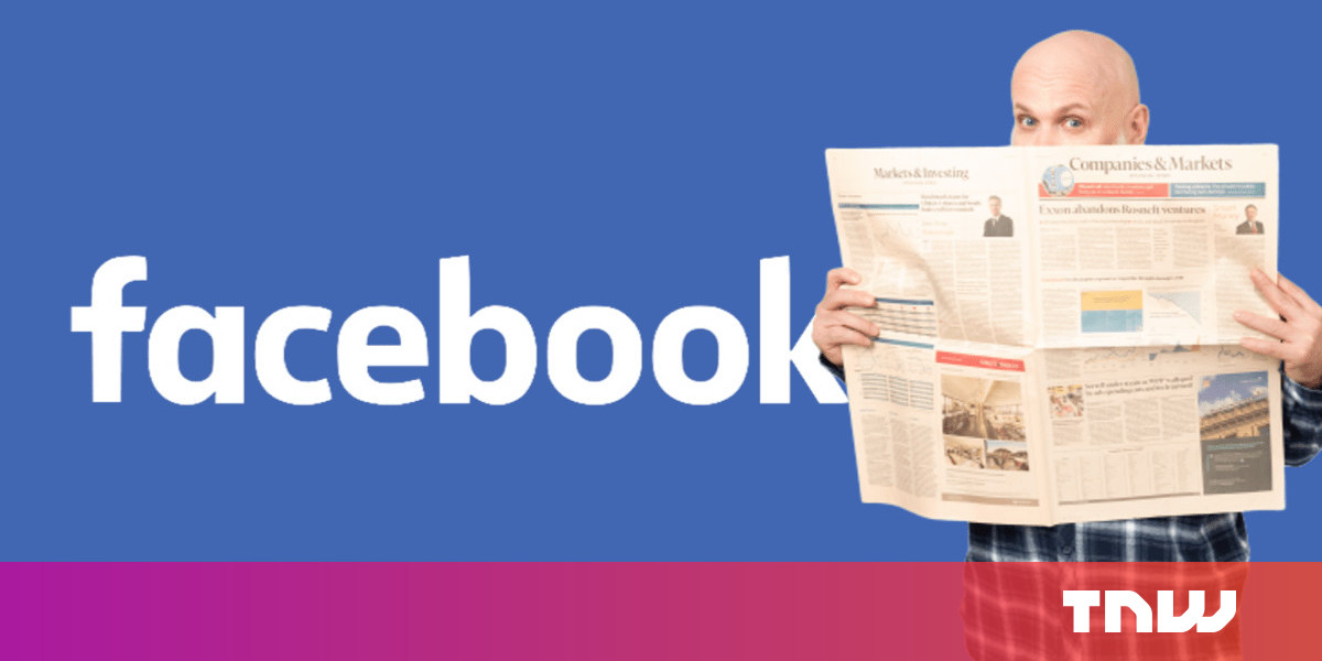 Facebook offers $100 million to help news outlets during coronavirus