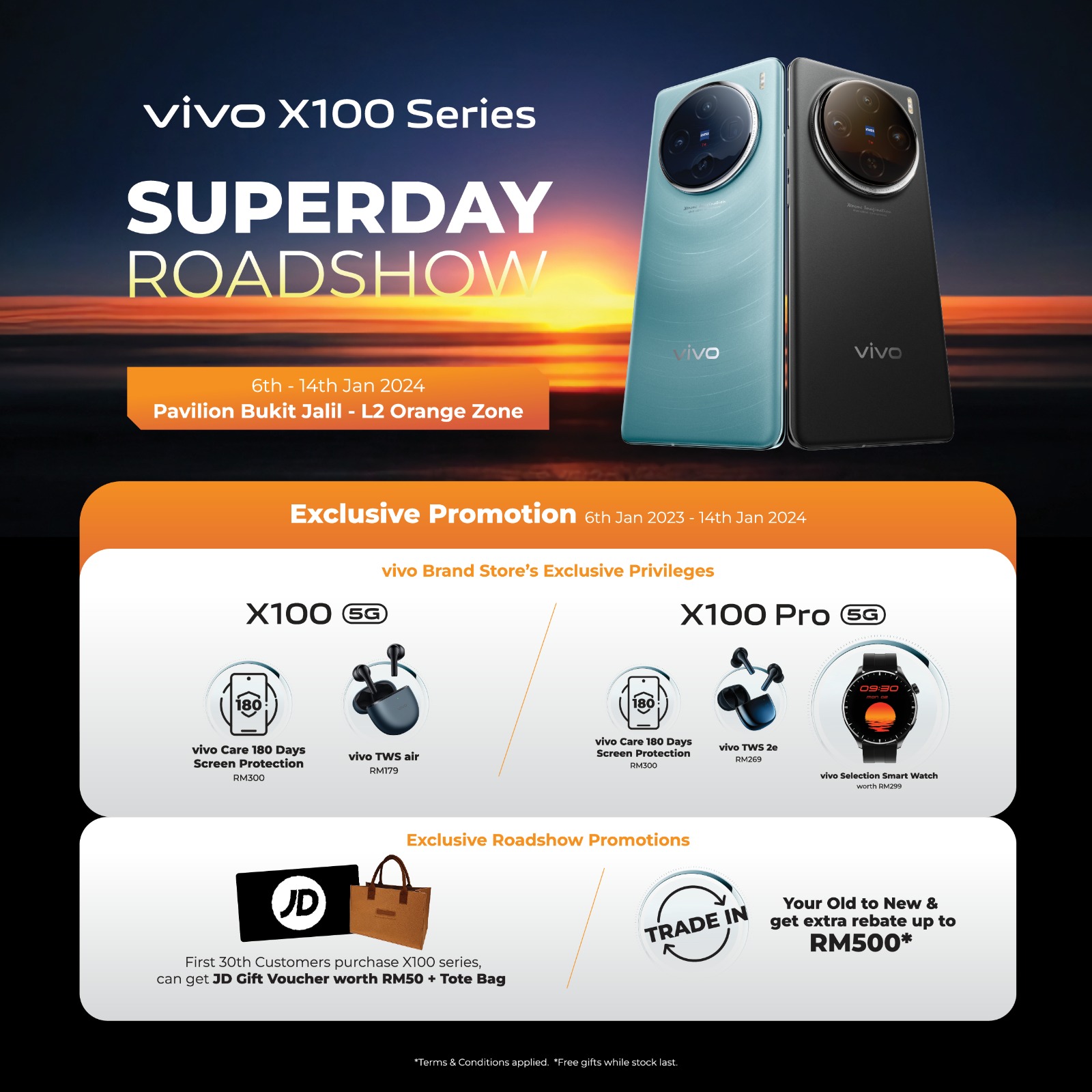 vivo X100 series - Superday Roadshow