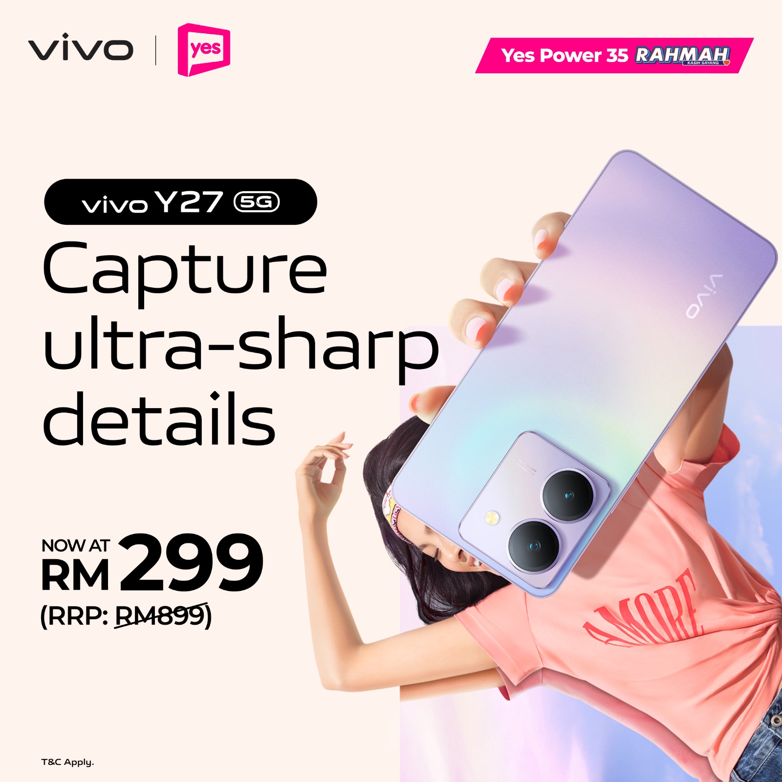 vivo Y27 5G yes power 35 rahmah