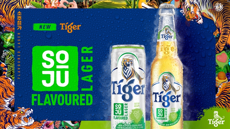 Tiger Beer Soju Flavoured Lager