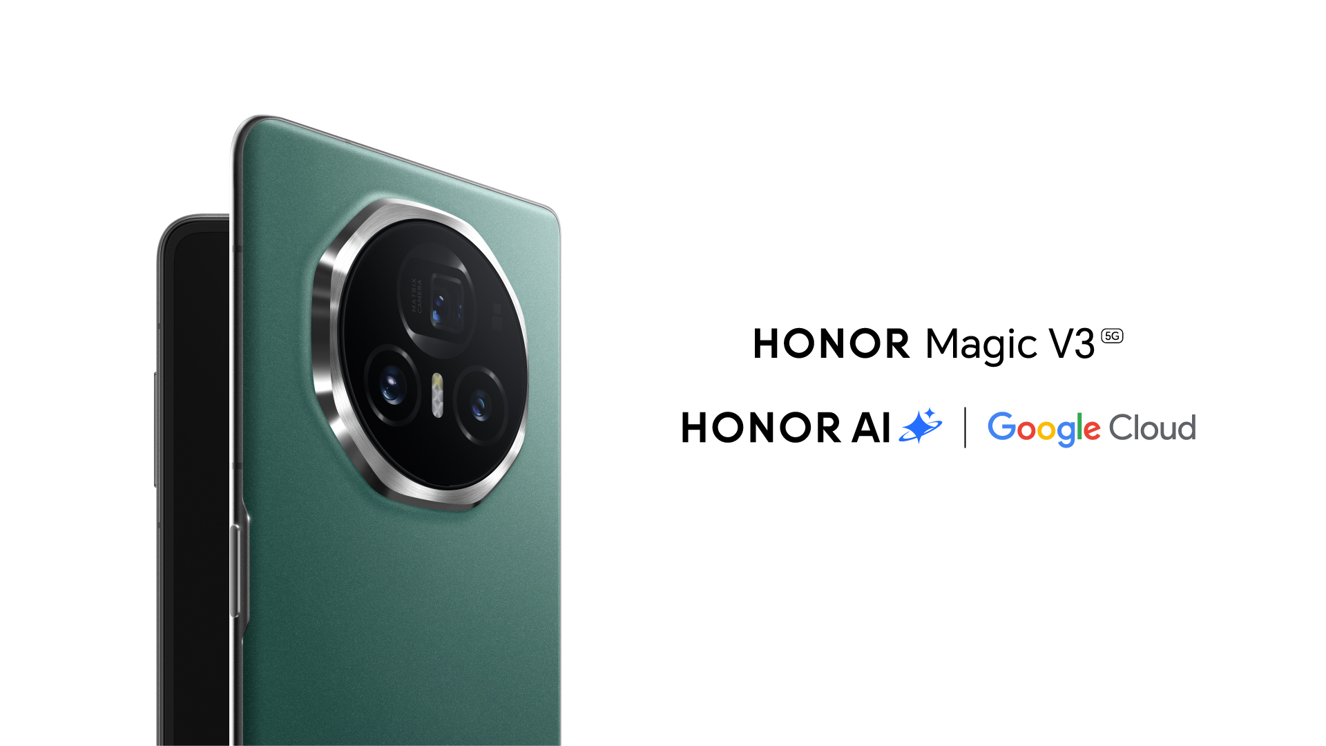 HONOR Magic V3 Partnership with Google Cloud