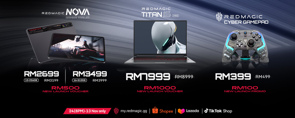 REDMAGIC Unveils Titan 16 Pro Laptop and Nova Gaming Tablet